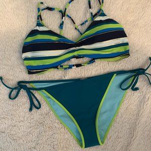 [Aerie] NWT Colorblock String Bikini Bottom